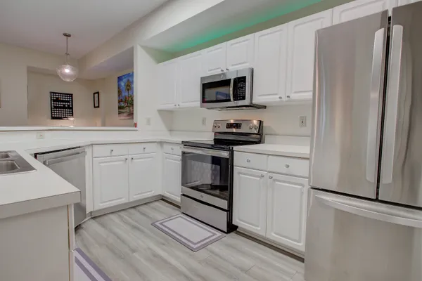 a bathroom with a tub