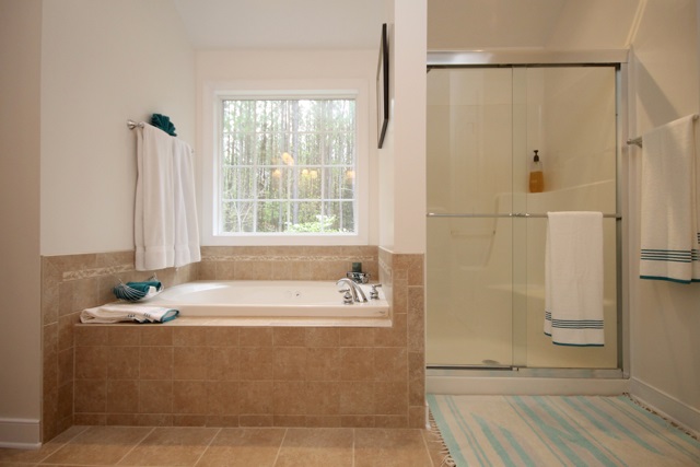 4031 Venable Road Kents Store, VA 23084 - Photo 24 of 47 a bathroom with a tub a sink and a window