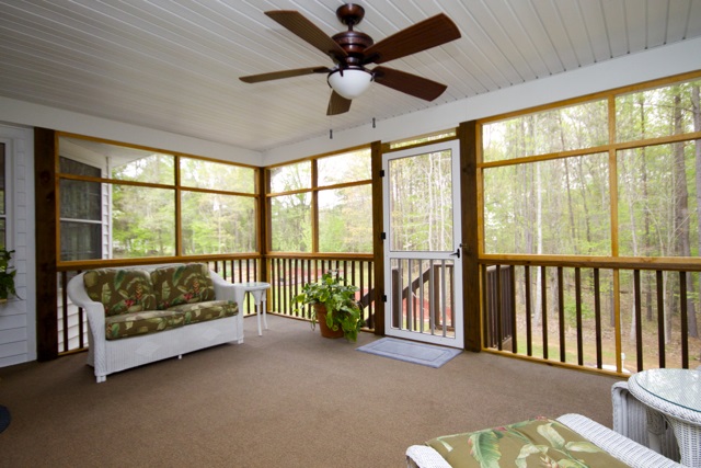 4031 Venable Road Kents Store, VA 23084 - Photo 45 of 47 a bedroom with furniture and a chandelier fan