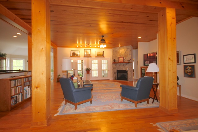 4031 Venable Road Kents Store, VA 23084 - Photo 10 of 47 a living room with fireplace furniture and a fireplace