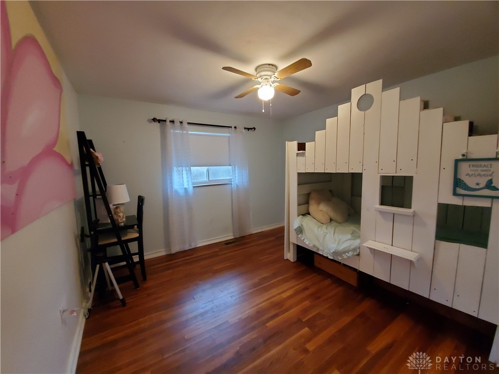 3777 East Patterson Road Beavercreek, OH 45430 - Photo 26 of 35 Custom bed frame with mini climbing wall headboard & loft can be left with house if buyers wish. Mattress not included.