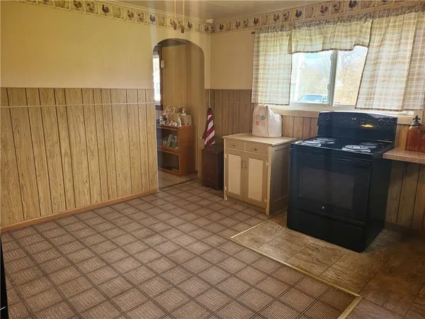 a backyard of a house