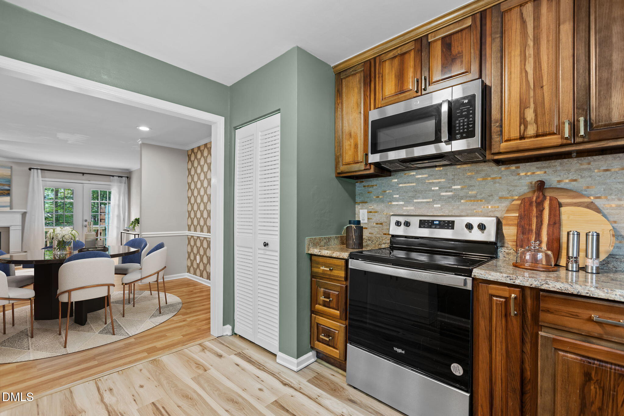 1325 Springlawn Court Raleigh, NC 27609 - Photo 44 of 51 "Virtually Staged - Dining Room: (Because Take Out Deserves A Table Too)"