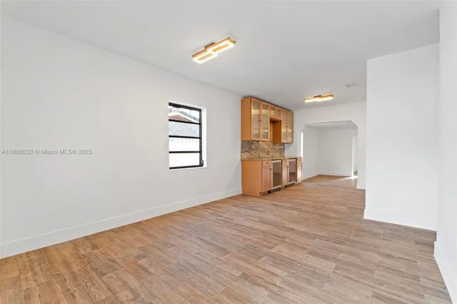 wooden floor in an empty room