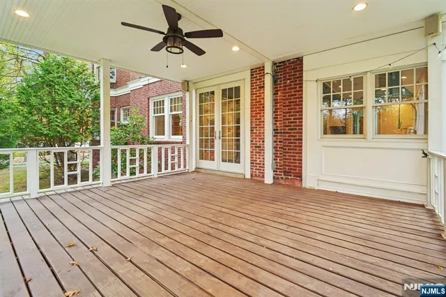 a view of a house with wooden floor