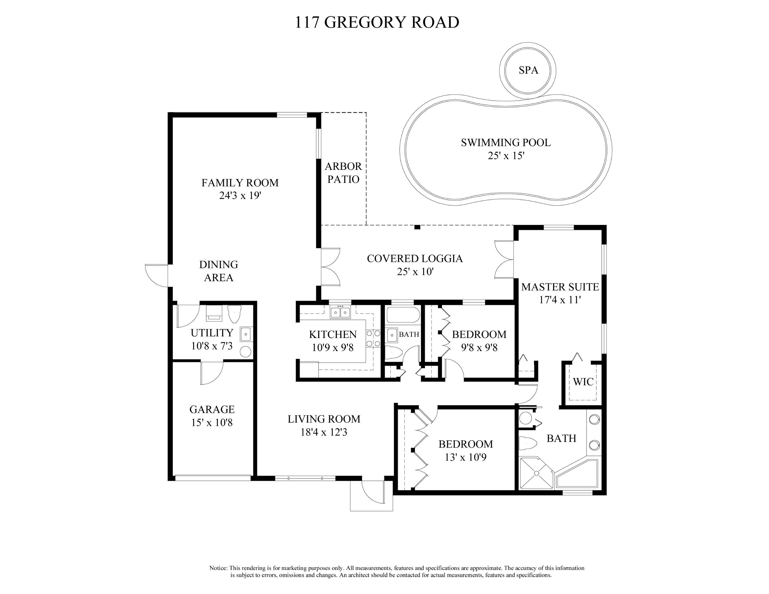 117 Gregory Road West Palm Beach, FL 33405 - Photo 11 of 11 Floor Plan