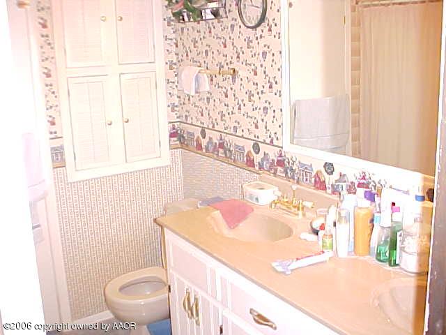 4420 South Ong Street Amarillo, TX 79110 - Photo 10 of 12 a bathroom with a sink toilet and shower