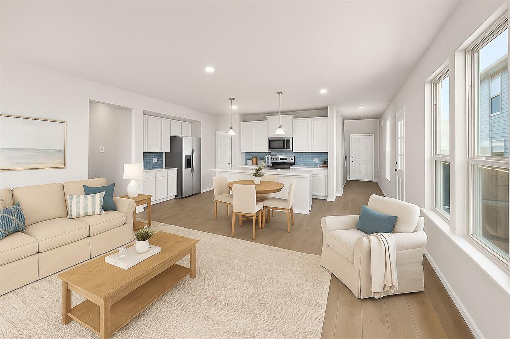 8713 Lone Star Lane Pilot Point, TX 76258 - Photo 4 of 25 Holbrook_Living Room and Dining