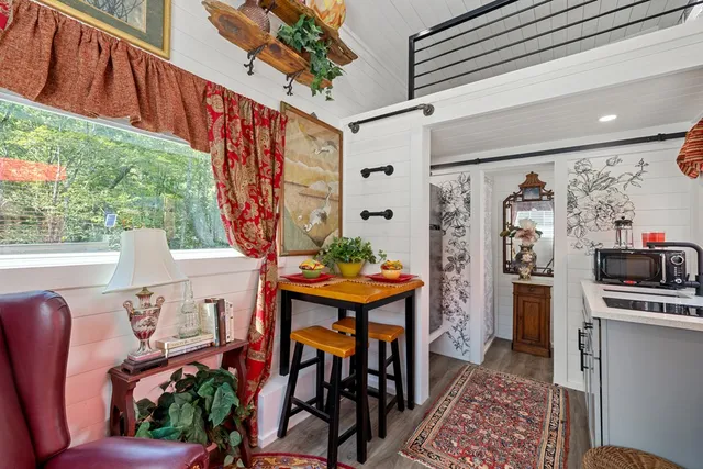 a house view with a backyard space