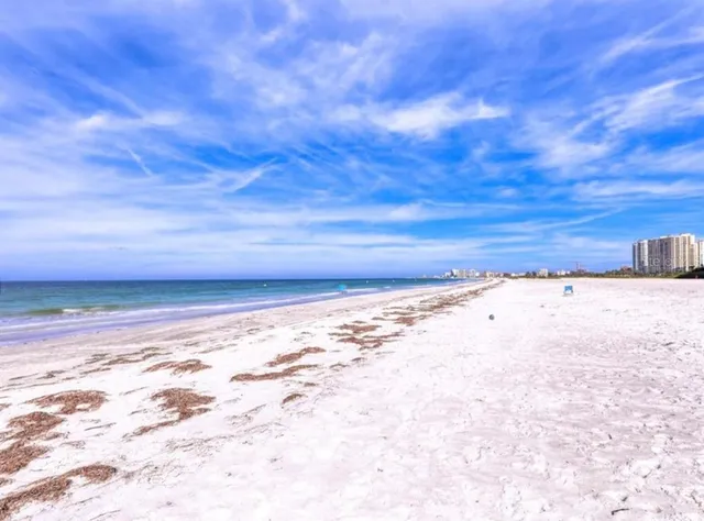 a view of beach and ocean