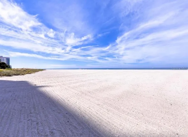 a view of an ocean and beach