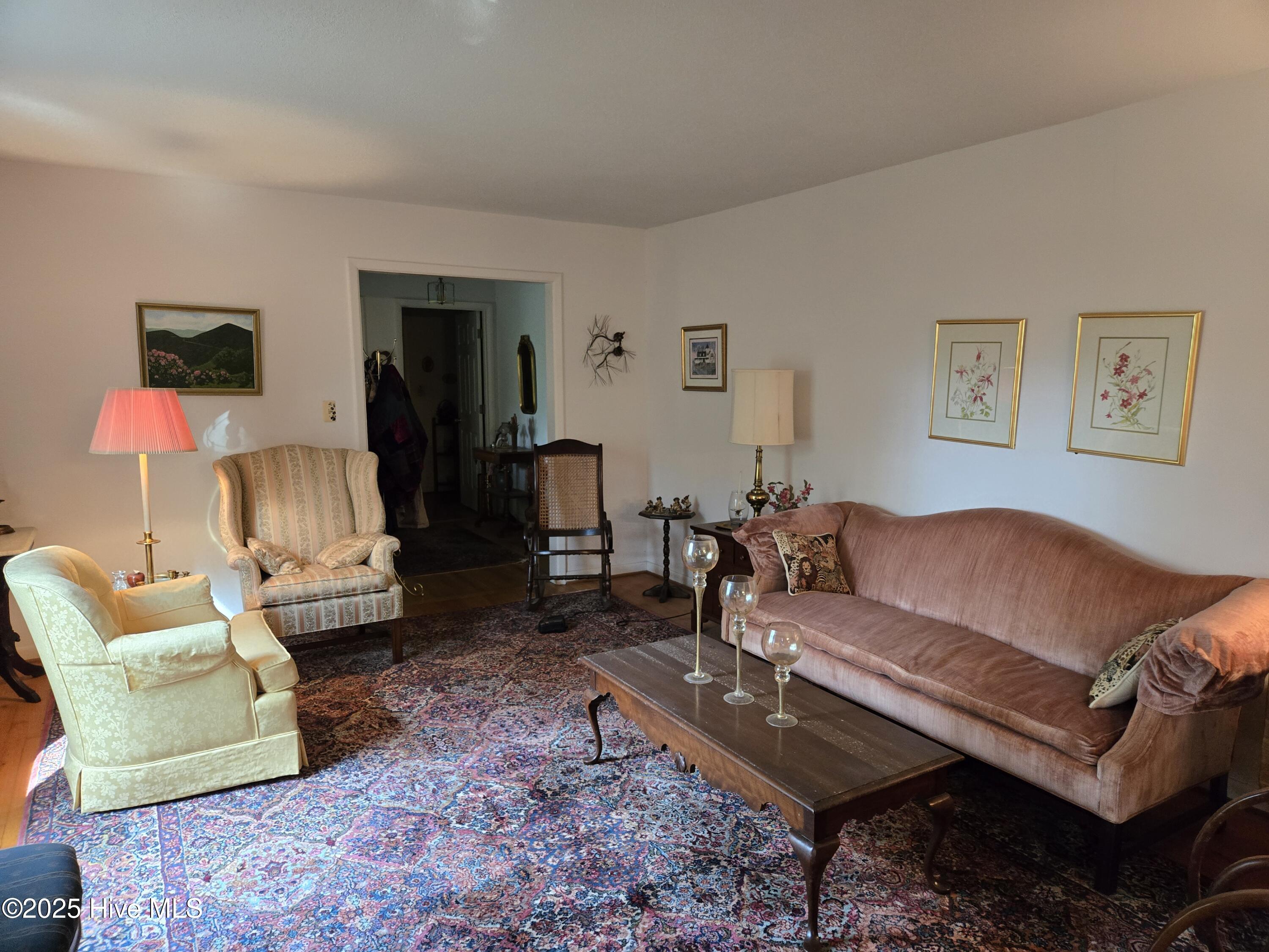 12501 Blues Farm Road Laurinburg, NC 28352 - Photo 6 of 27 living room with hardwood floors