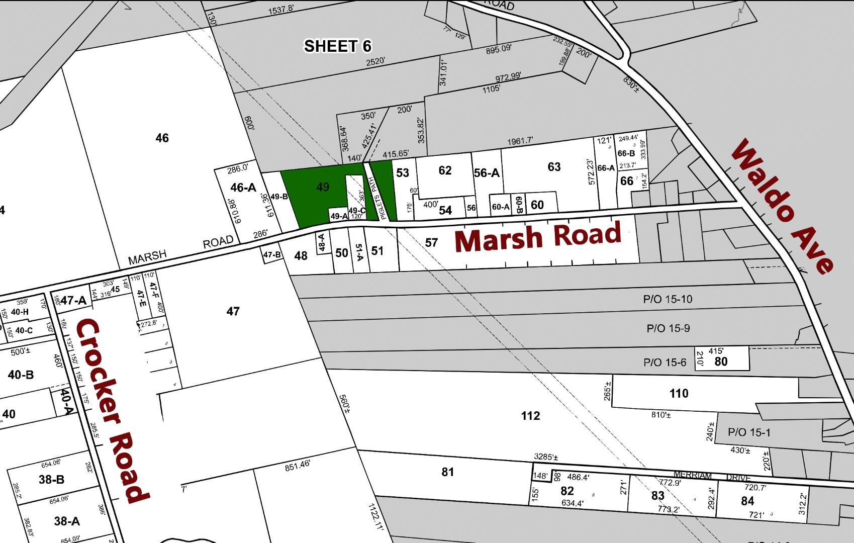 65 Marsh Road Belfast, ME 04915 - Photo 2 of 18 Tax Map 5 cr 3 (Large)