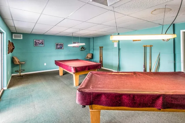 a view of a lake with a city view