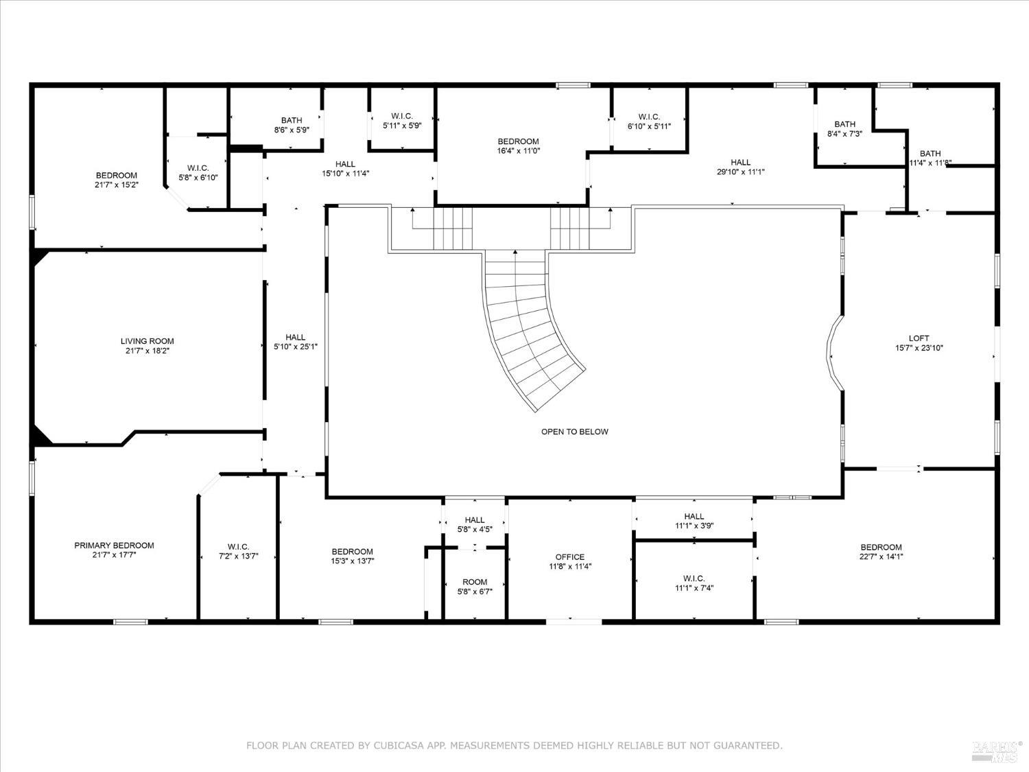 7539 Pleasants Valley Road Vacaville, CA 95688 - Photo 65 of 65 Upstairs floor plan
