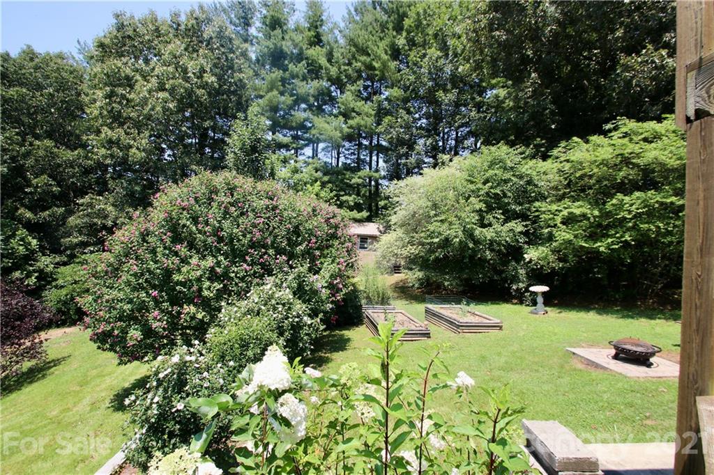72 Slow Lane Canton, NC 28716 - Photo 43 of 47 a view of a garden with plants