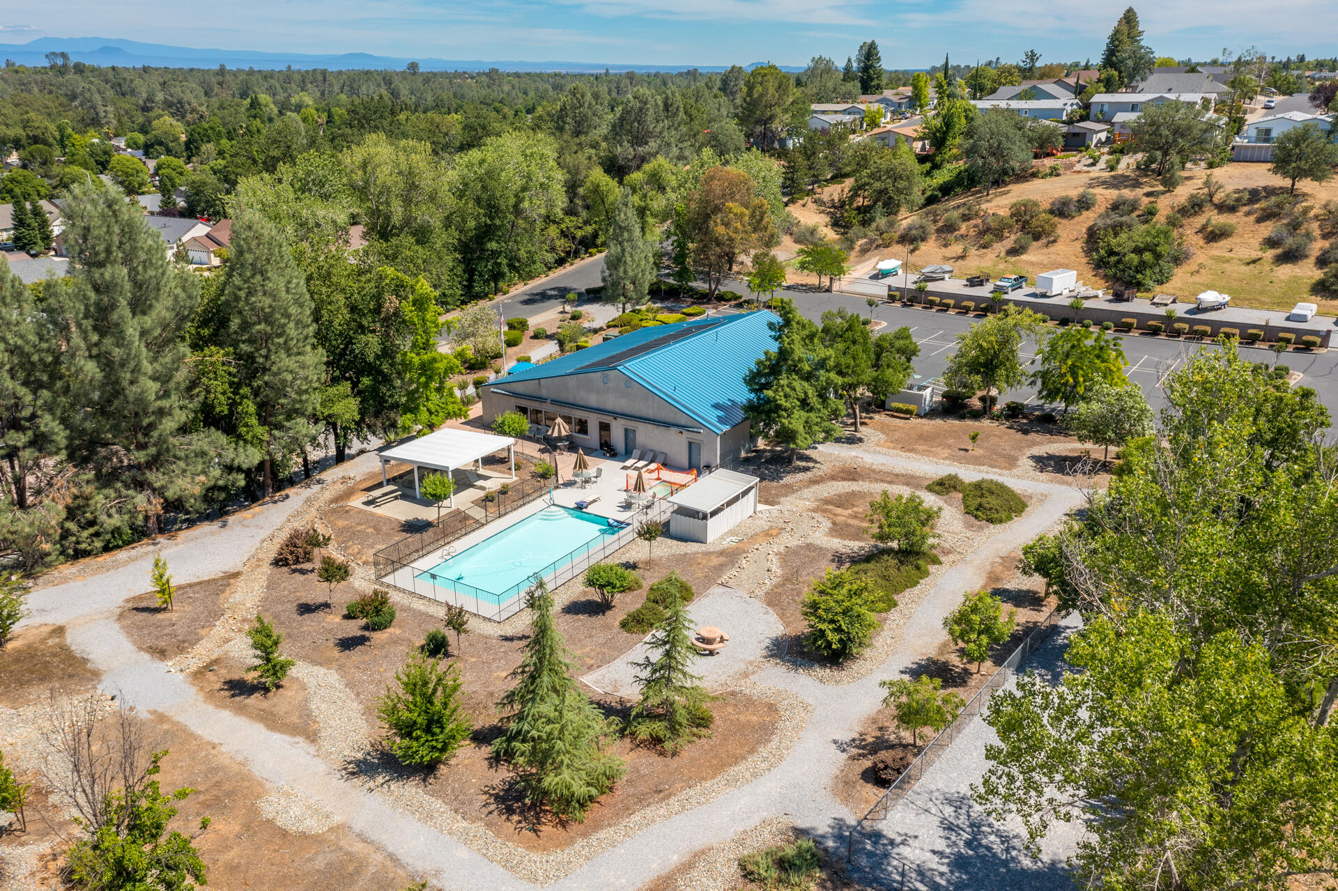 790 Volcano View Trail Redding, CA 96003 - Photo 40 of 47 Aerial pool/clubhouse