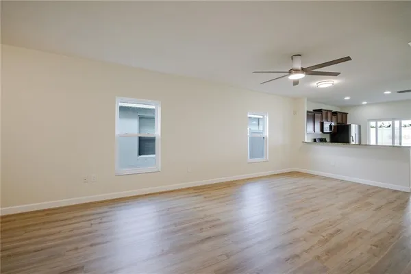 wooden floor in an empty room