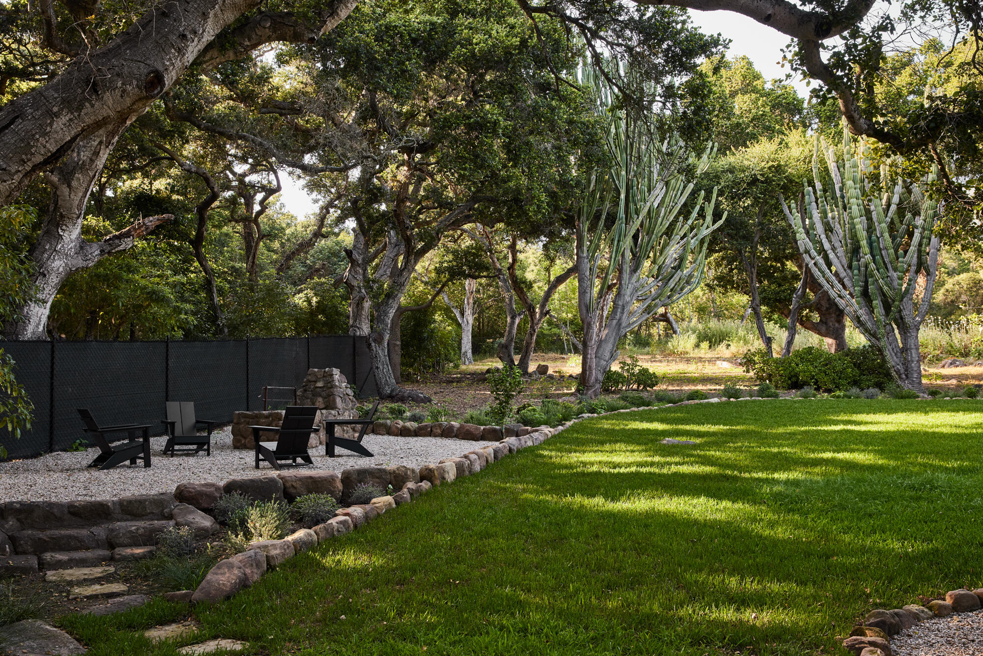2070 East Valley Road Montecito, CA 93108 - Photo 23 of 34 a garden view with a sitting space