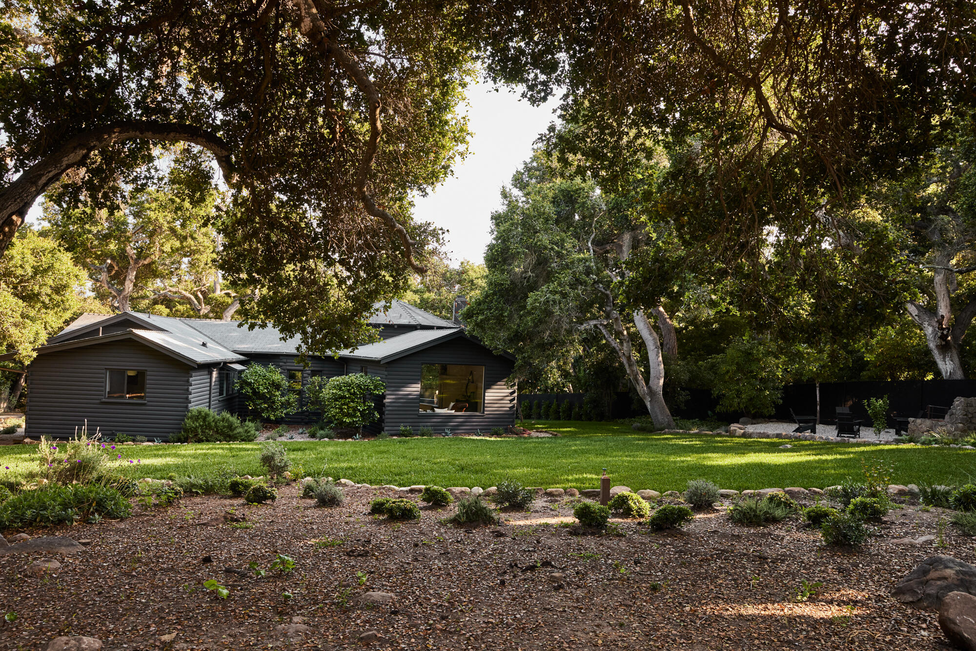 2070 East Valley Road Montecito, CA 93108 - Photo 26 of 34 a view of a house with a yard