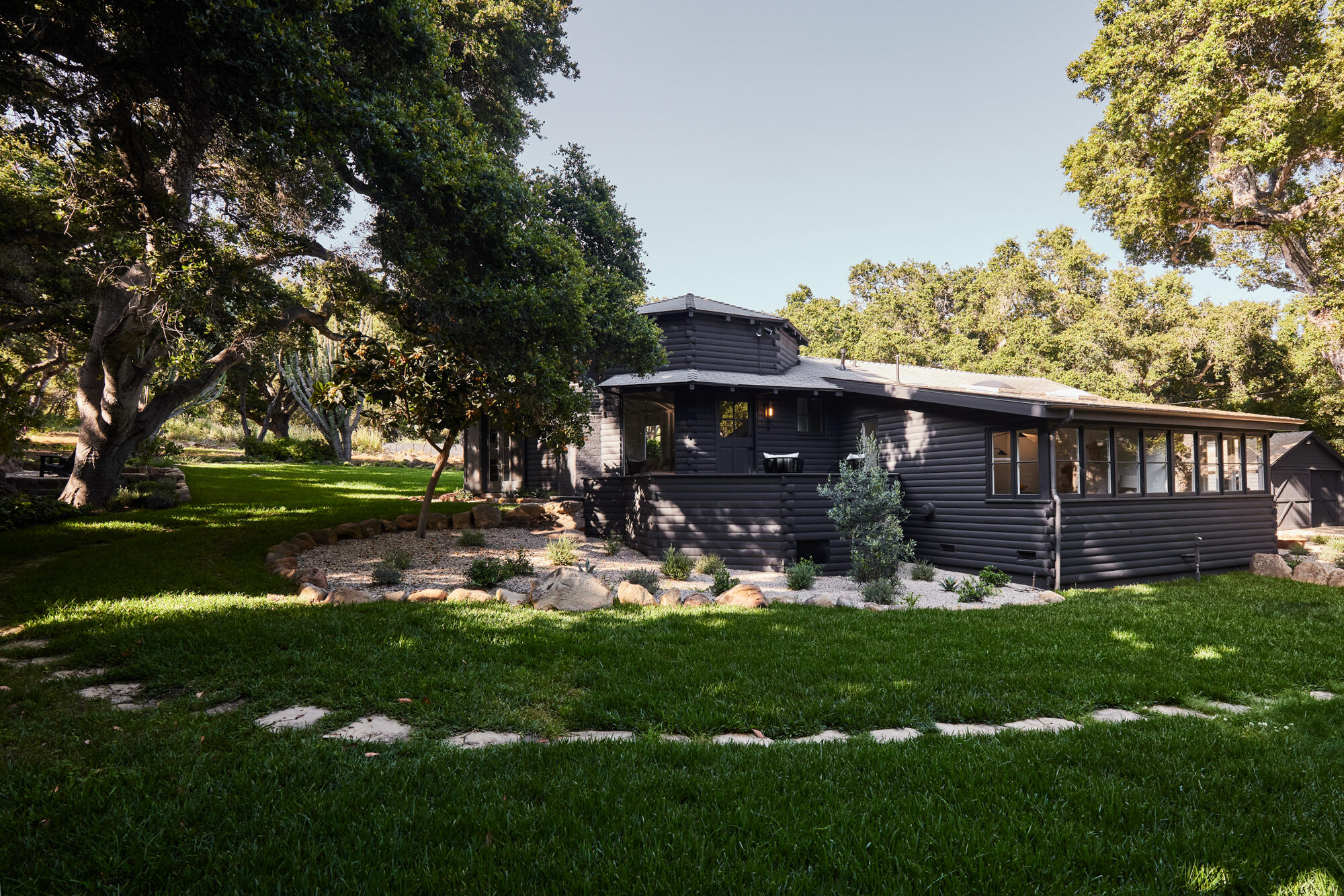 2070 East Valley Road Montecito, CA 93108 - Photo 6 of 34 a view of a house with a yard
