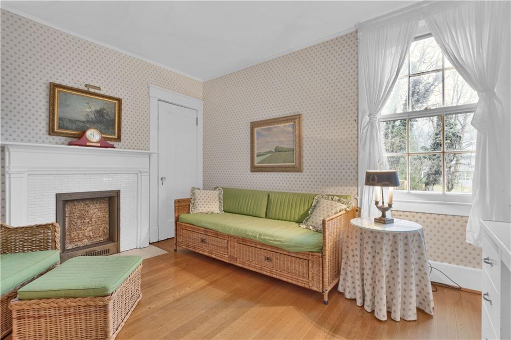 1080 Stanford Road Pittsburgh, PA 15205 - Photo 16 of 24 a living room with furniture and a fireplace