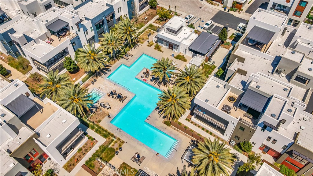 202 Waypoint Tustin, CA 92782 - Photo 43 of 46 an aerial view of a city with lots of residential buildings