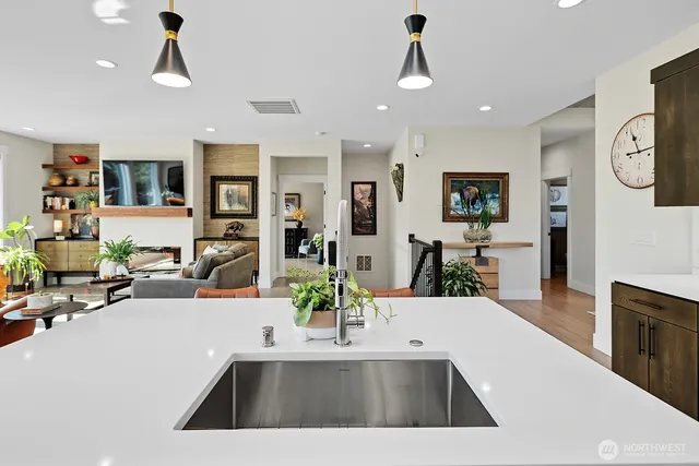 a view of a living room and window