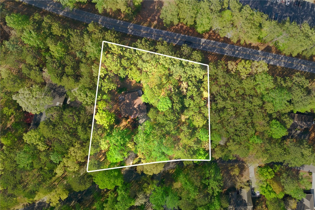 9 Tradewinds Way Salem, SC 29676 - Photo 40 of 45 Aerial view showcasing a lush, wooded lot with abundant greenery and natural beauty.