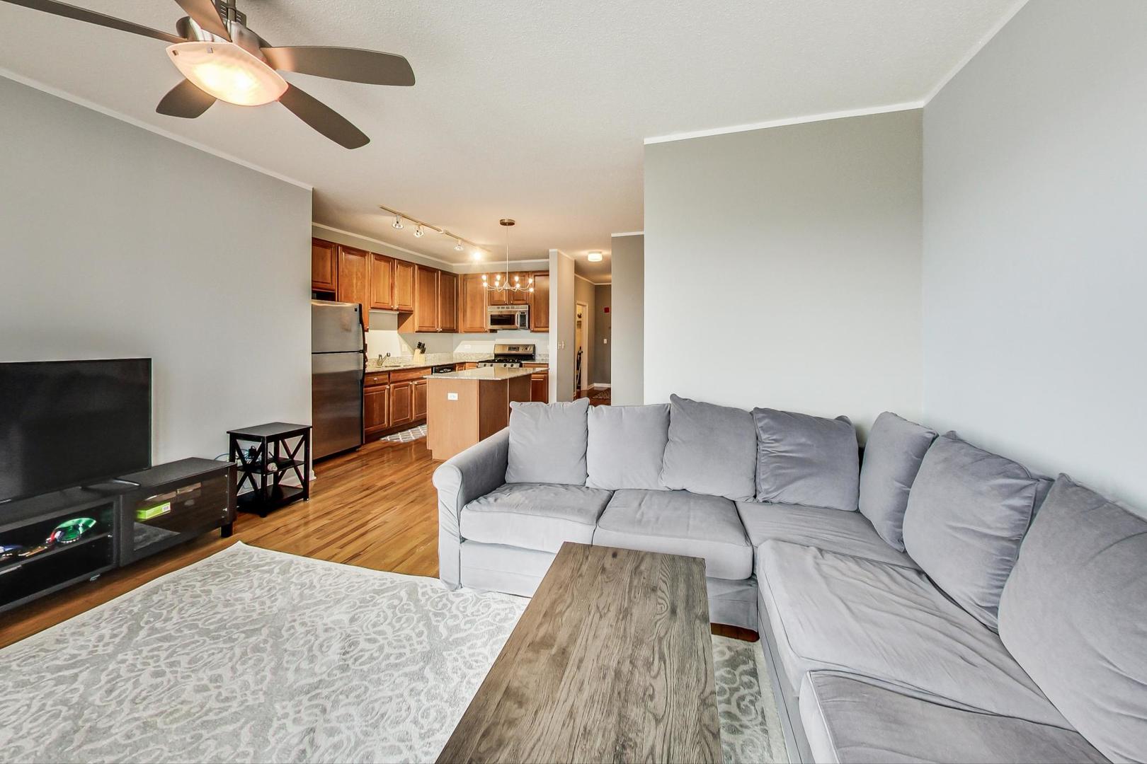 1717 South Prairie Avenue, Unit 802 Chicago, IL 60616 - Photo 3 of 33 a living room with furniture and a flat screen tv