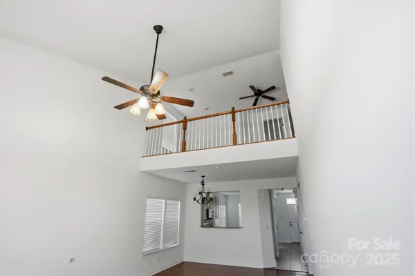 a view of a hallway with entryway