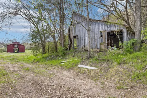 a view of a back yard of the house