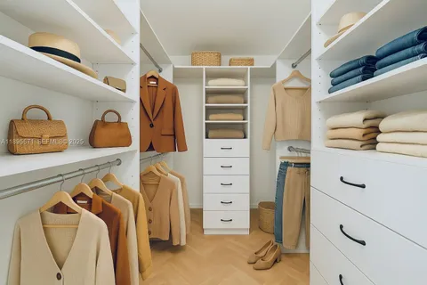 a view of walk in closet