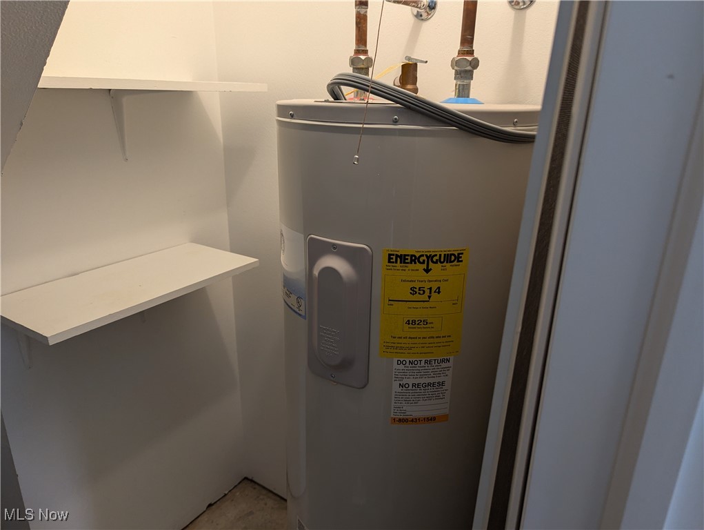 35286 Drake Street North Ridgeville, OH 44039 - Photo 8 of 24 Utility room featuring electric water heater