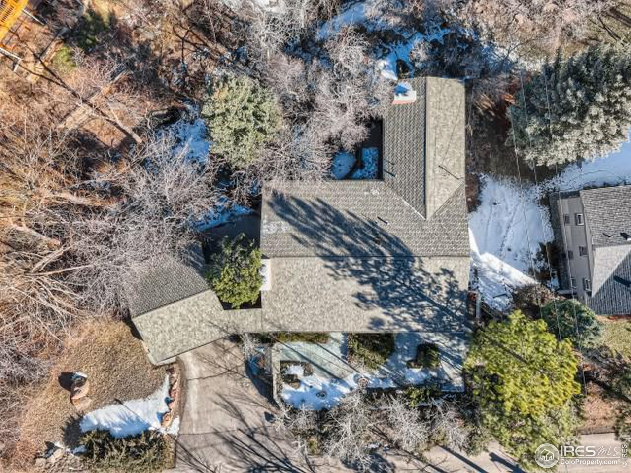 421 Baseline Road Boulder, CO 80302 - Photo 16 of 17 an aerial view of a house with outdoor space