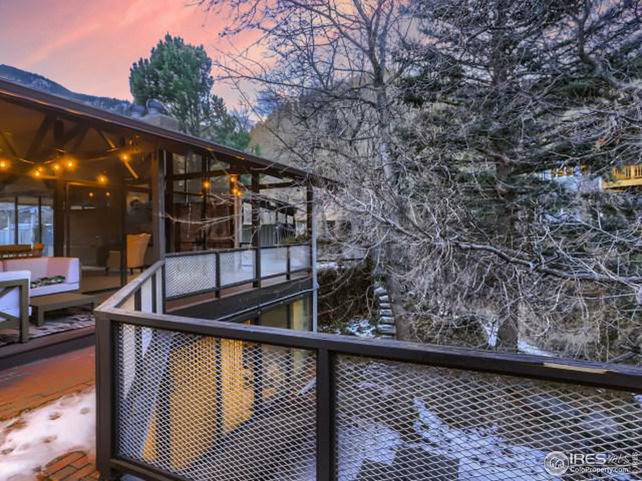 421 Baseline Road Boulder, CO 80302 - Photo 4 of 17 a view of a balcony with wooden floor
