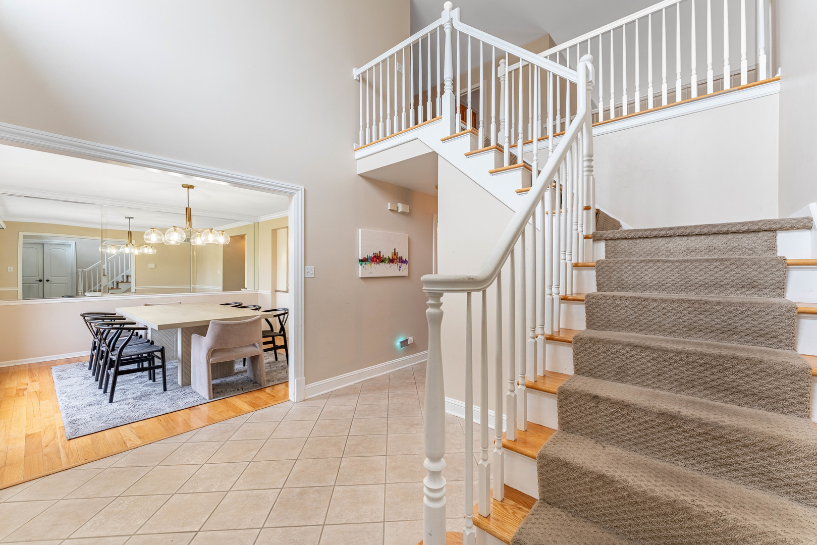 1442 Kinross Street Flossmoor, IL 60422 - Photo 6 of 53 a view of entryway and hall with dining room