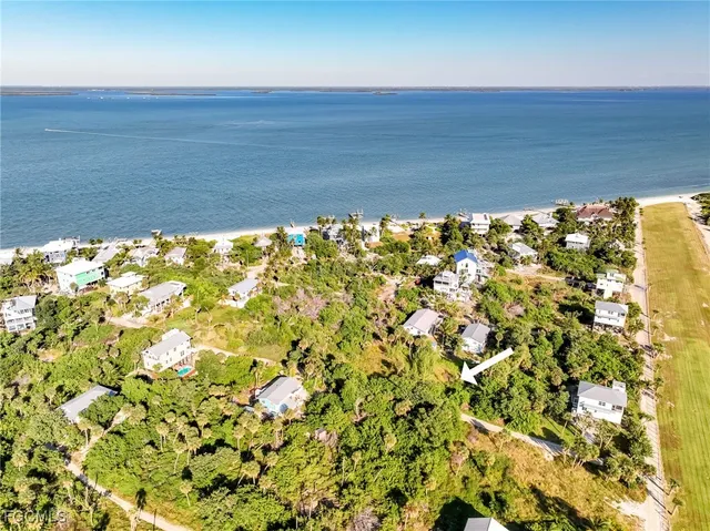 a view of a room with an ocean