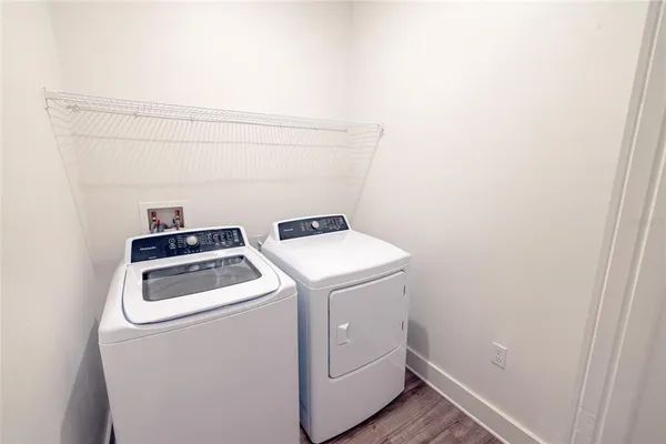 a bathroom with a vanity and a mirror