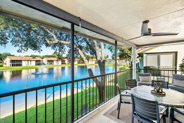 a view of a city from a balcony