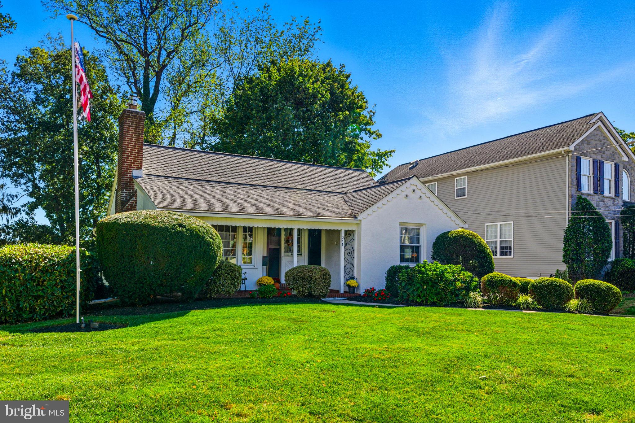 247 Orchard Road Springfield, PA 19064 - Photo 2 of 30 a view of a house with backyard and garden