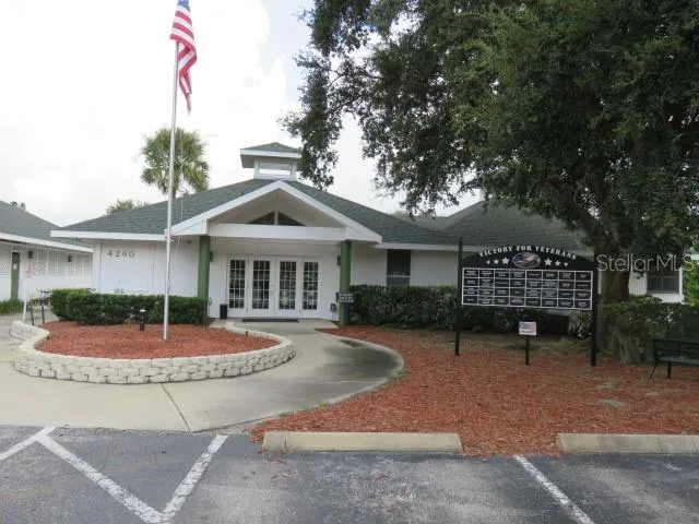 a view of outdoor space with garden and stairs