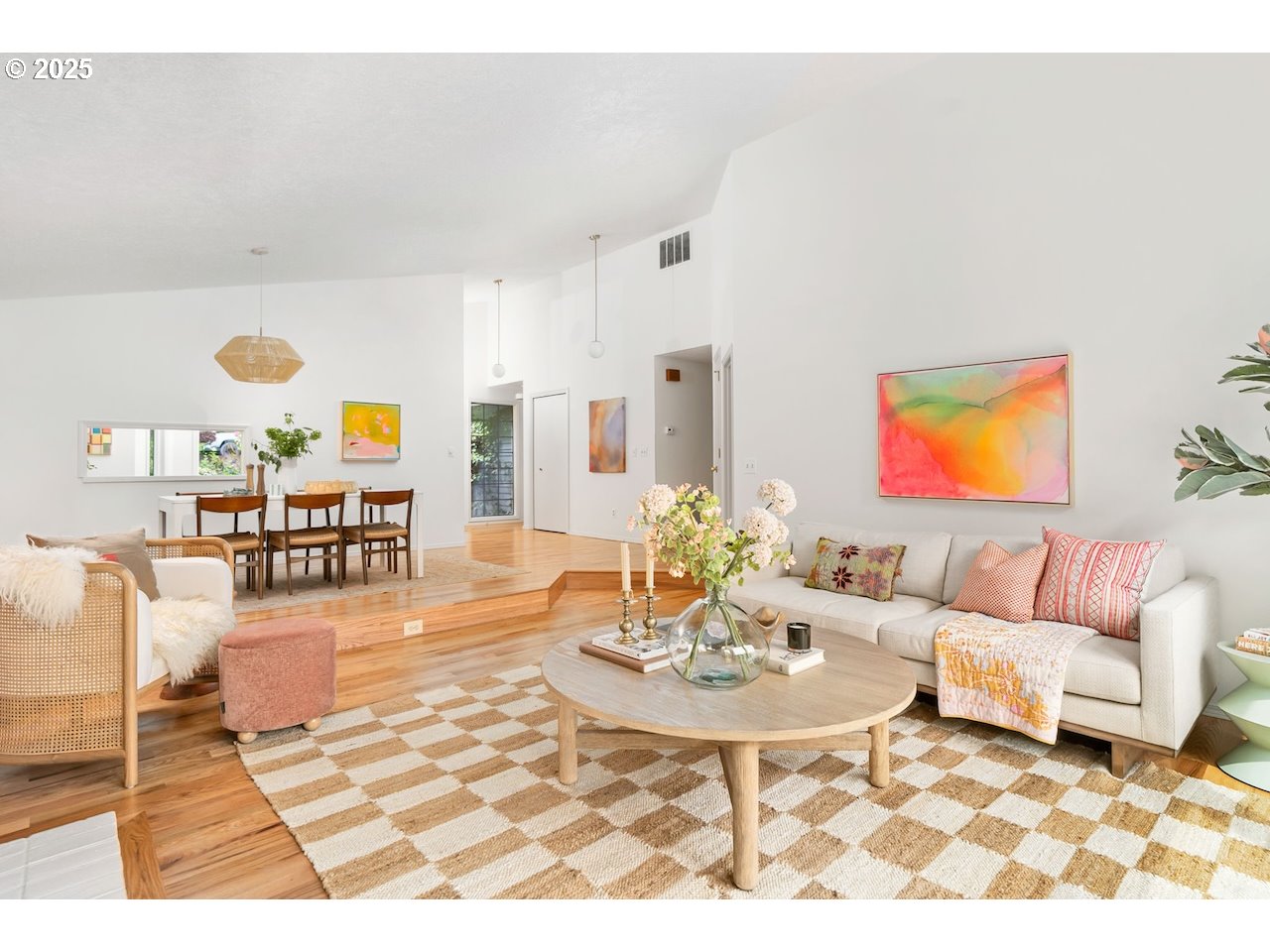 2910 Southwest Miles Street Portland, OR 97219 - Photo 8 of 39 a living room with furniture and wooden floor