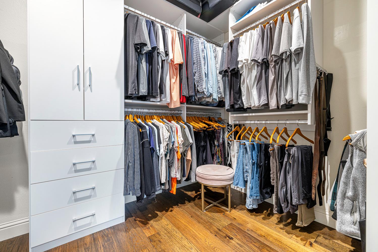 3293 Soledad Avenue Clovis, CA 93619 - Photo 21 of 37 a view of walk in closet with clothes and shoes