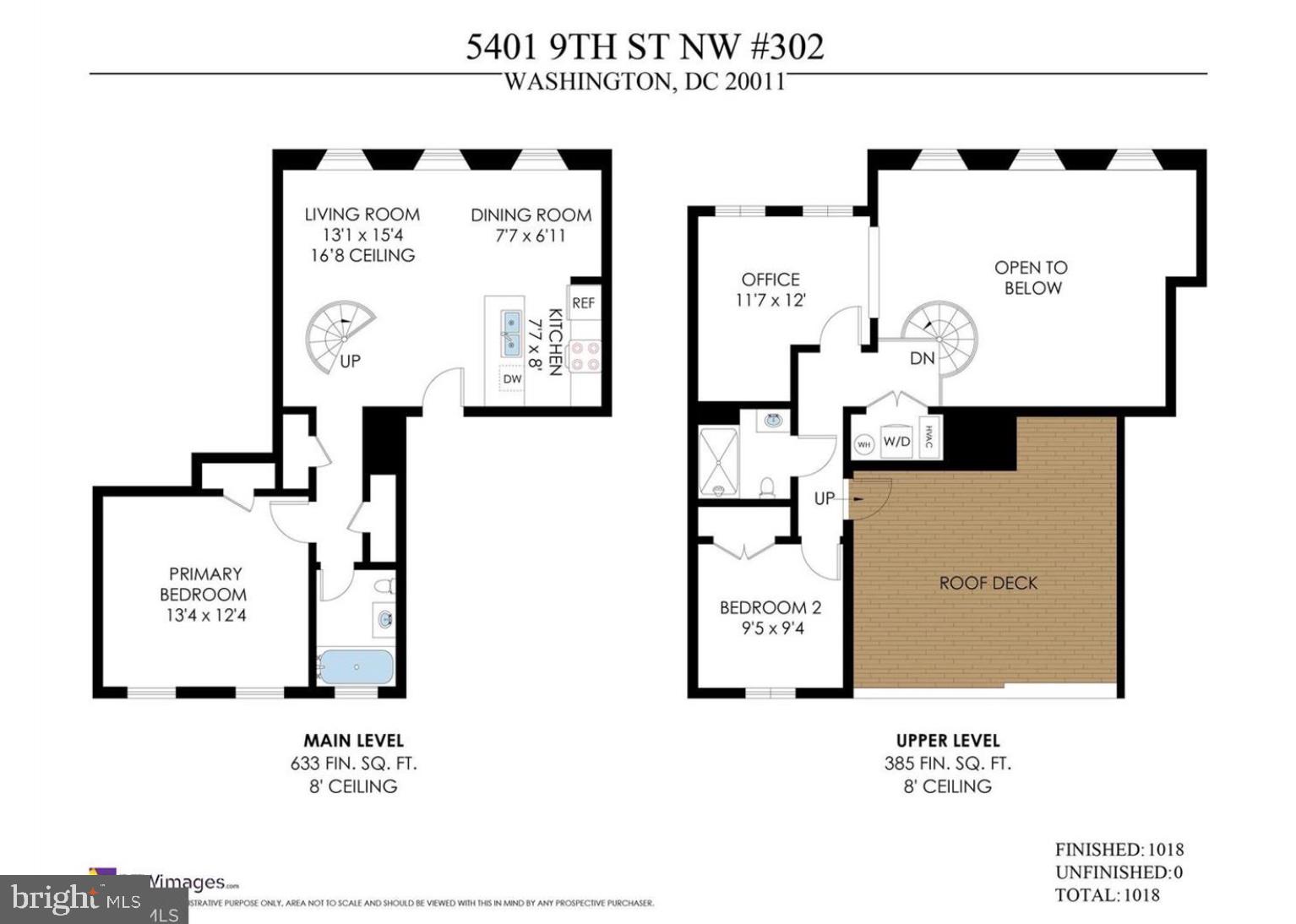 5401 9th Street Northwest, Unit 302 Washington, DC 20011 - Photo 2 of 26 Stylish two-level urban retreat.