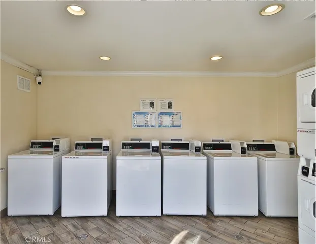 a utility room with washer and dryer