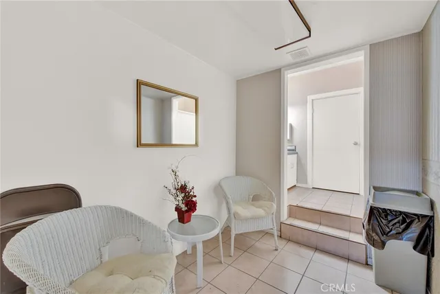 a view of kitchen and utility room