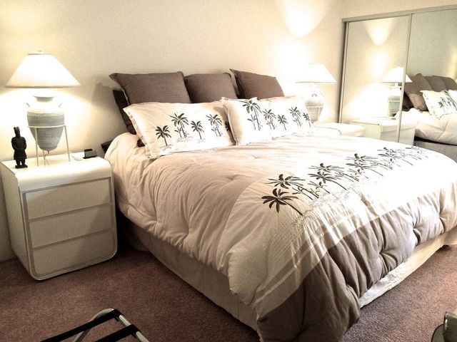 a view of a car park front of a building