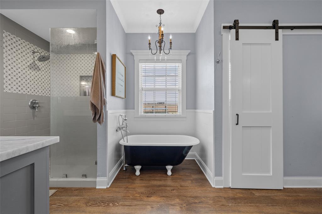 2045 Iron Bridge Road Lorena, TX 76655 - Photo 15 of 40 a bathroom with a sink and a mirror