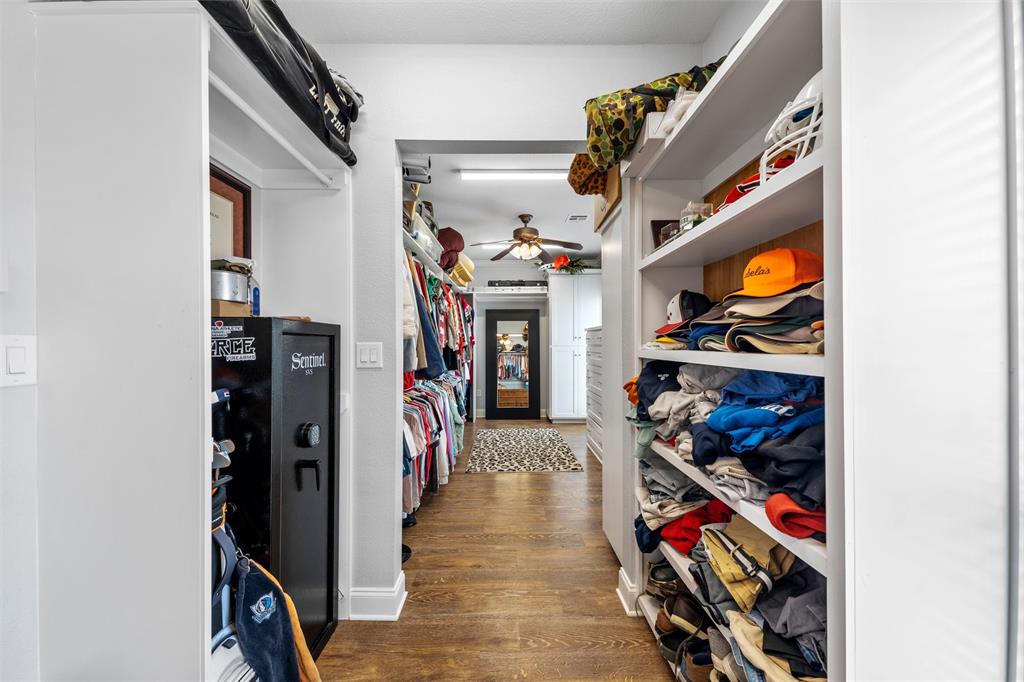 2045 Iron Bridge Road Lorena, TX 76655 - Photo 17 of 40 a view of a walk in closet